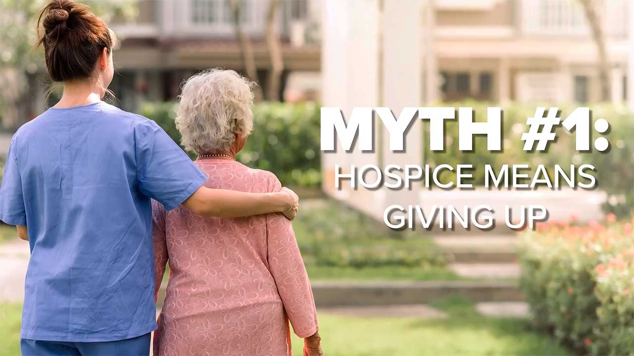 hospice facts vs fiction slide